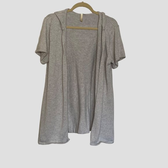 J.Jill Open Cardigan Short Sleeve Sweater - Picture 4 of 9